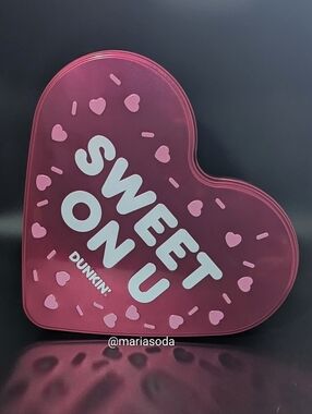 Dunkin Donuts Sweet On U Heart Tin 2026